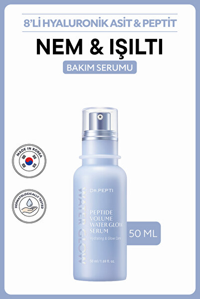 Dr. Pepti Peptide Volume Water Glow Serum | 8 Tip Hyaluronik Asit Peptit Sera...