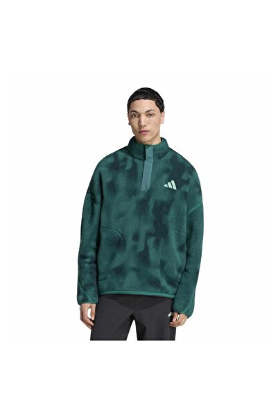 adidas KS2316-E Mt Ess Hp Aop Erkek Sweatshirt Yeşil