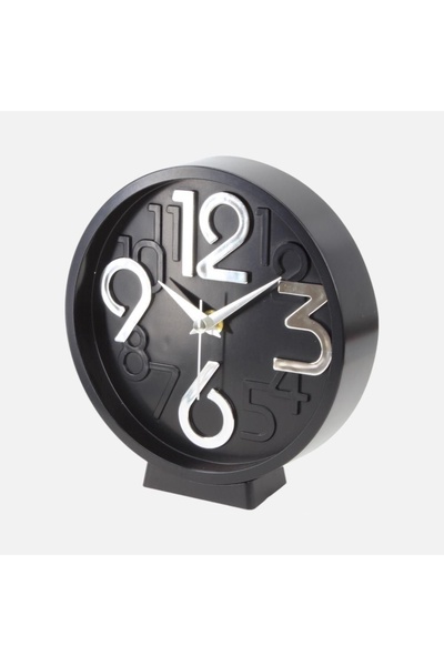 Frapan Home GLX 2'si 1 Arada Masa ve Duvar Saati 18 cm Sessiz Mekanizmalı Dek...