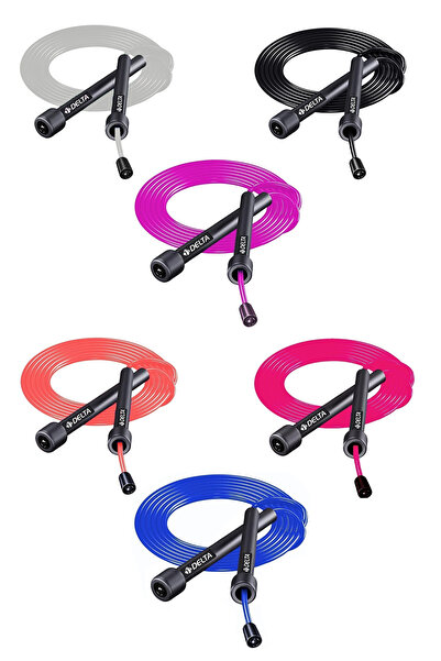 Delta 6-Piece Adjustable Jump Rope Set Fitness Cardio Exercise Rope