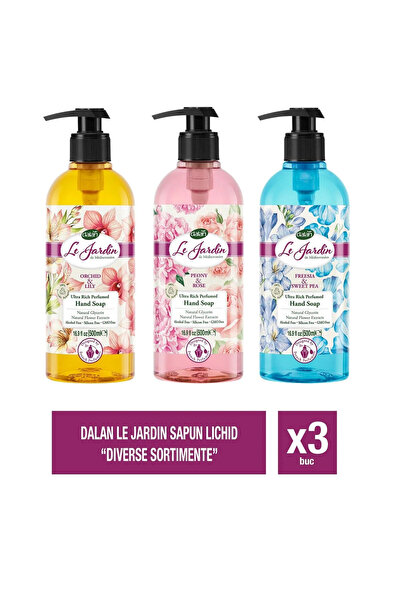 Dalan Le Jardin Εξαιρετικά Πλούσιο Αρωματικό Υγρό Σαπούνι Χεριών (Ορχιδέα & Κ...