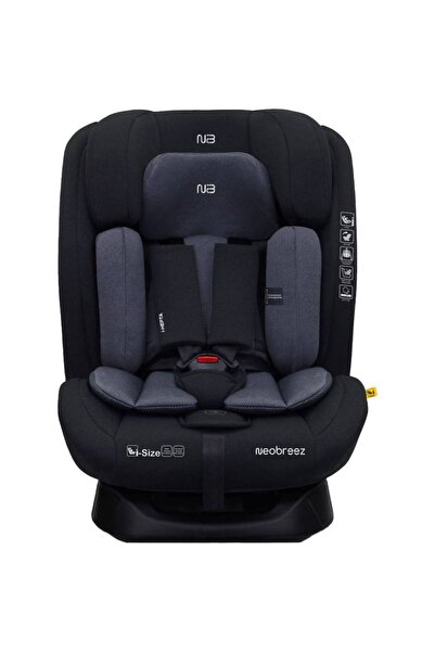 neobreez - Hepta I-Size All-In-1 Convertible Car Seat - 0-12Yrs - Black/Grey