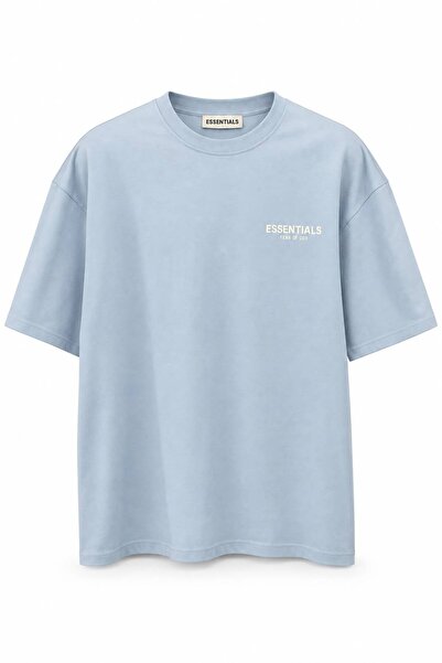 Generic Brand Μπλουζάκι Unisex Half Oversize με λαιμόκοψη ποδηλάτου και βαμβα...