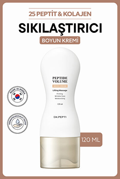 Dr. Pepti Peptide Volume Neck Cream | Peptit İçeren Kırışıklık Karşıtı ve Sık...
