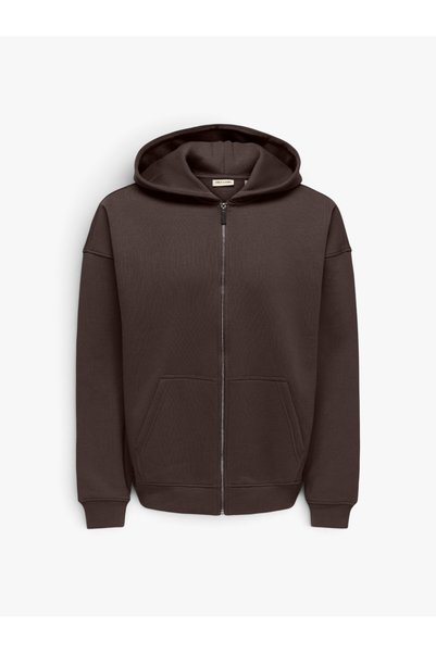 Only & Sons Erkek ONSCERES OVZ ZIP HOODIE SWEAT NOOS OS22038675-5096084