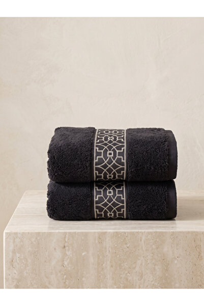 Dantela Bold Set of 2 Embroidered Hand Towels 50X90 cm