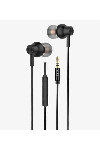 Linktech H71 Mikrofonlu Yüksek Baslı Metal Kulak İçi Kablolu Kulaklık