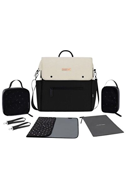 neobreez Nixe Diaper Backpack 7pc-Set with Changing Mat, Wet Bag &Pouches - B...