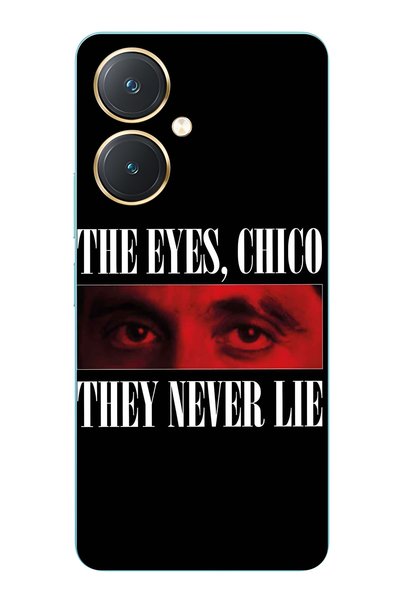 FLAMENKO حافظة هاتف شفافة متوافقة مع Vivo Y27 من The Eyes Chico