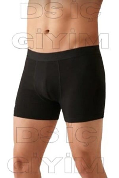 Yıldız Çamaşır 40 Men's Modal Lycra Black Boxer Single Piece