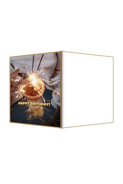 OEM Felicitare Aniversare Stea Stralucitoare Sparkler, Dimensiune 13.3x19.4cm...