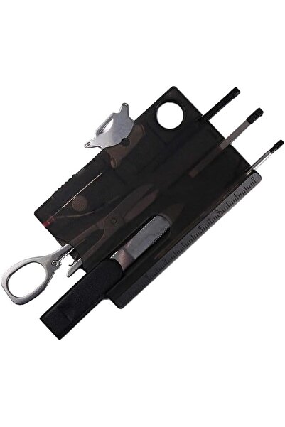 The Bros Black 12-in-1 Pocket Multi Tool, Survival Gear, Multitool and Access...