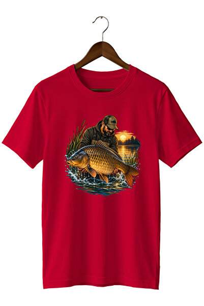 The Baski Widi Collection Μπλουζάκι Unisex με στάμπα Ψάρια και Ψαράδες – Κοντ...