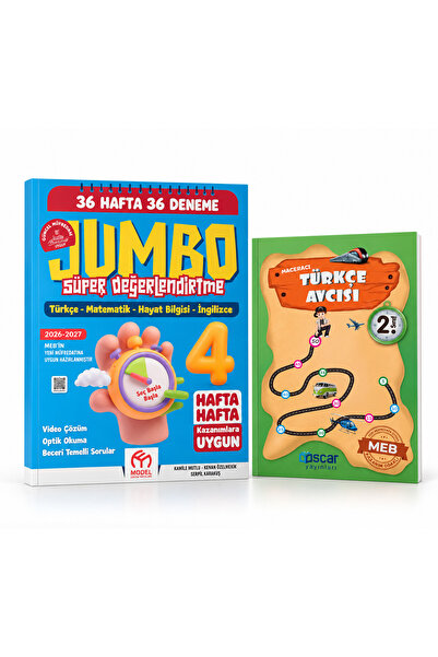 Model Eğitim Yayınları 2. SINIF JUMBO DENEME 36 HAFTA + TÜRKÇE AVCISI ETKİNLİ...