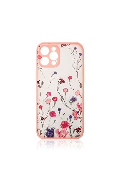 HQ WEAR Husă de designer pentru iPhone 12 Pro Max, florală, roz