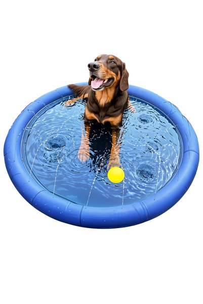 Mersjo Covoraș cu pulverizare, covoraș de răcire pentru animale, piscină, fân...