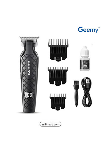 Geemy ماكينة تشذيب الشعر واللحية الاحترافية GM-8055
