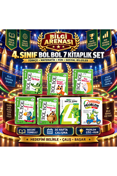 öğretmen evde 4. Sınıf Süper Ekonomik Set – 7 Parça – Yayınları (2026-2027)