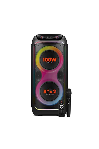 Midcom Powerway CIO 100W Hoparlör Gitar Saz Girişli Karaoke Parti Ses Sistemi...