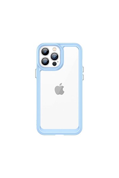 HQ WEAR Husă Outer Space pentru iPhone 12 Pro Max cu ramă din gel, albastră