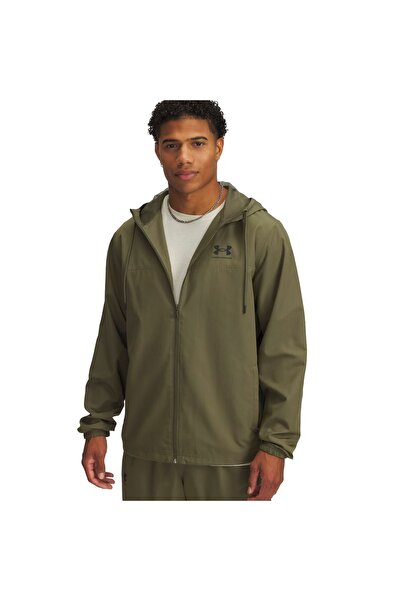 Under Armour RIVAL WVN WINDBREAKER 1390149-390 Πράσινο