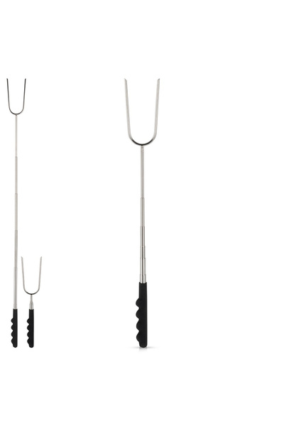 Vilde Băț de oțel extensibil pentru foc de tabără, 24-72 cm