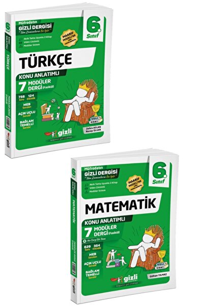 Gizli Yayınları 6. Sınıf Türkçe Matematik Fasikül Seti 2026