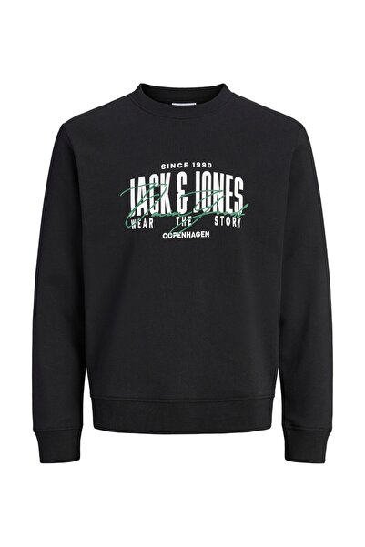 Jack & Jones Plus Hanorac bărbătesc mărimi mari, cu imprimeu logo, croială no...