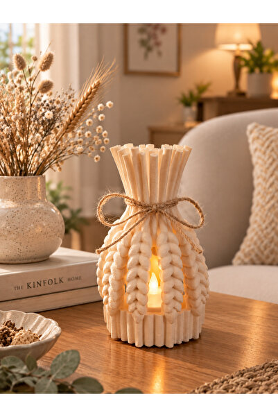 Mescolare Başak Demeti Şeklinde Dekoratif Tealight Mumluk – Pilli LED Mumluk ...