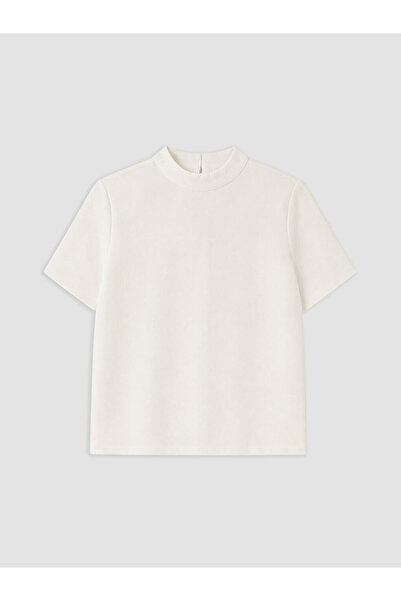LC Waikiki Uzg Store's High-Style Stand-Up Collar Textured Padded Blouse for ...