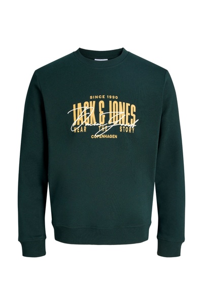 Jack & Jones Plus Hanorac bărbătesc mărimi mari, cu imprimeu logo, croială no...