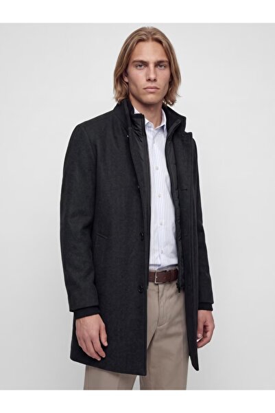 Jack & Jones Ανδρικό Παλτό από Μάλλινο Μείγμα, Διπλό Κούμπωμα