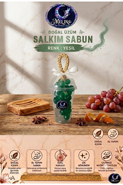 Melin Doğal Üzüm Salkımı Sabun Büyük Boy