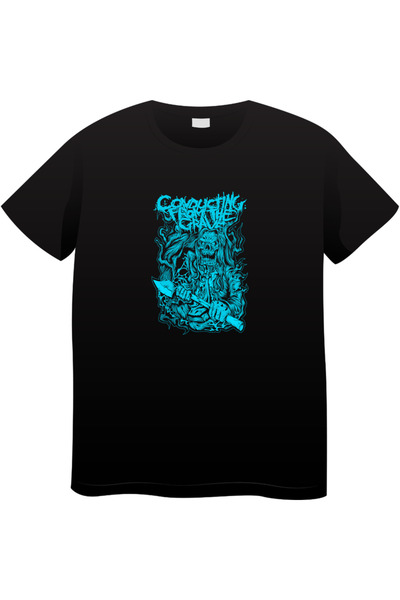 OEM Tricou vintage de muzică rock pentru bărbați, Colecție rock iconică, negr...