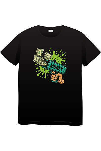 OEM Tricou bărbați Made By Money Hustle Society, negru, M