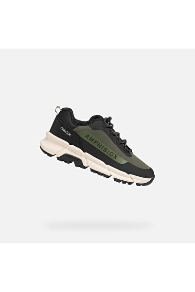 Geox Flexyper Plus - Adidași pentru băieți, Kaki