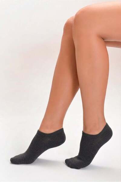 Dore Çorap Women's Natural Fiber Sneaker Socks - Anthracite