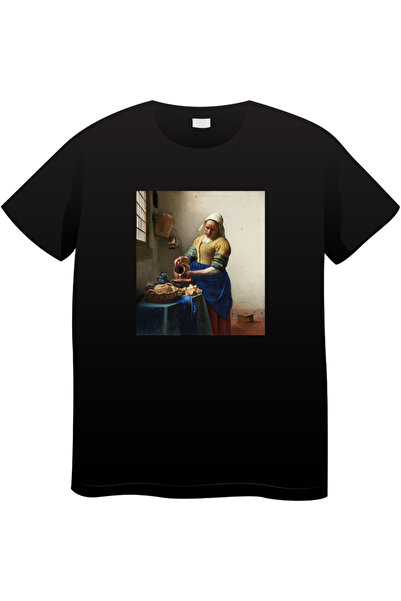 OEM Tricou bărbătesc Made By Art Paint, Colecție de artă iconică, negru, L