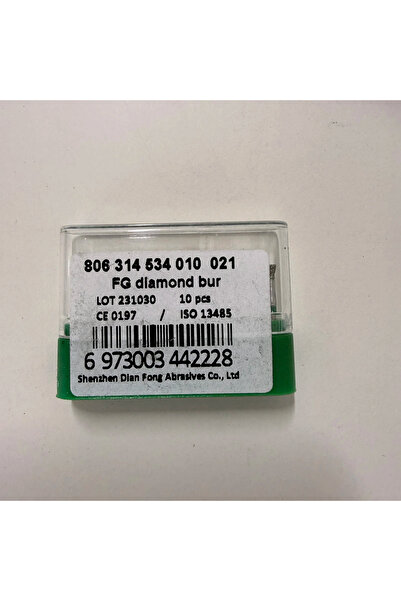 ELMAS DİŞ FREZLERİ AERATÖR - YEŞİL KUŞAK 534 010 021 (10 LU PAKET)