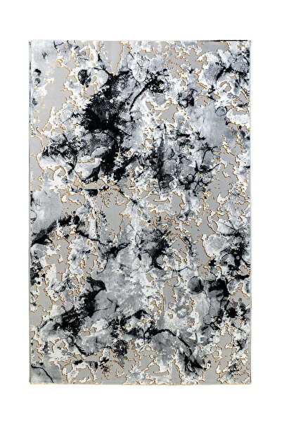 KARACAHAN SOHO R9290 Gri, Covor Auriu 200 x 300 - 120 x 200 cm