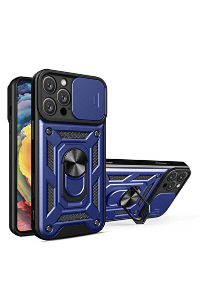 HQ WEAR Husă blindată Hybrid Armor Camshield pentru iPhone 16 Pro Max cu prot...