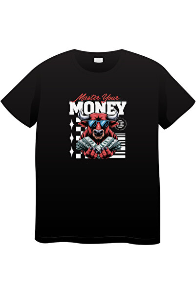 OEM Tricou bărbați Made By Money Hustle Society, negru, M