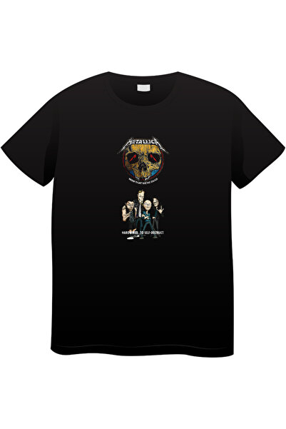 OEM Tricou vintage de muzică rock pentru bărbați, Colecție rock iconică, negr...