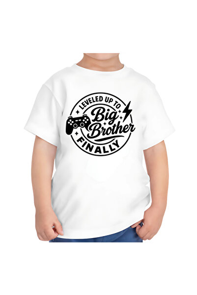 OEM Tricou alb pentru copii, model  "Big Brother ", pentru băiatul mai mare, ...