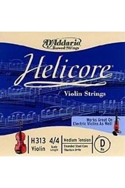 Daddario H313 KEMAN TEK TEL, HELICORE, 4/4, D-(RE), MEDIUM