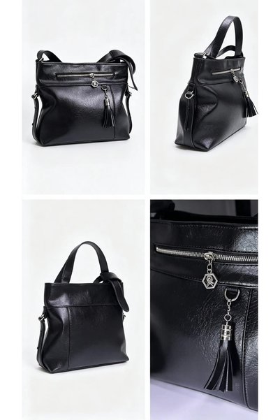 Ricco bella O’MLE Zeytin Dalı Haki Püsküllü Postacı Çanta - Omuz Crossbody Gü...