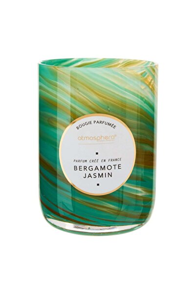 Atmosphera Lumânare rotundă parfumată  "Wavy " - Parfum floral, Bergamotă și ...