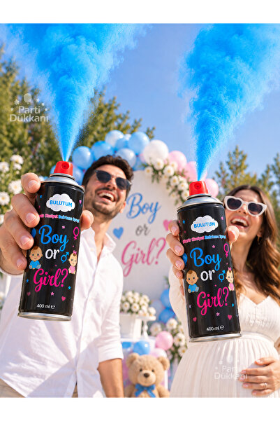 Parti Dükkanı Mavi Cinsiyet Belirleme Spreyi 400 ml 1 Adet – Cinsiyet Partisi...