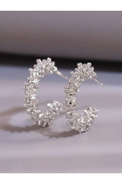 Ervalina Serrated Hoop Earrings