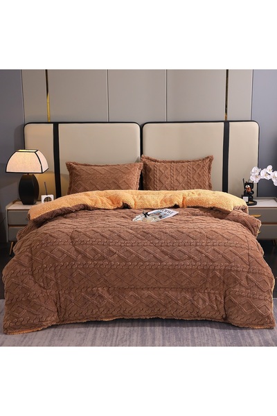 Edormitor Cocolino Quilt with Knitted Fur Model 200x230cm E PCC5315